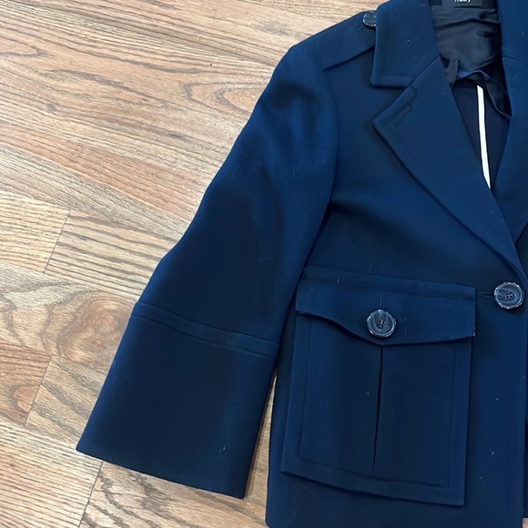 Theory Navy Jacket Size P EUC - Picture 3 of 8